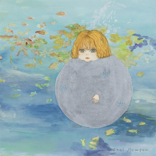 물, 블루 토파즈 Water, Blue Topaz
