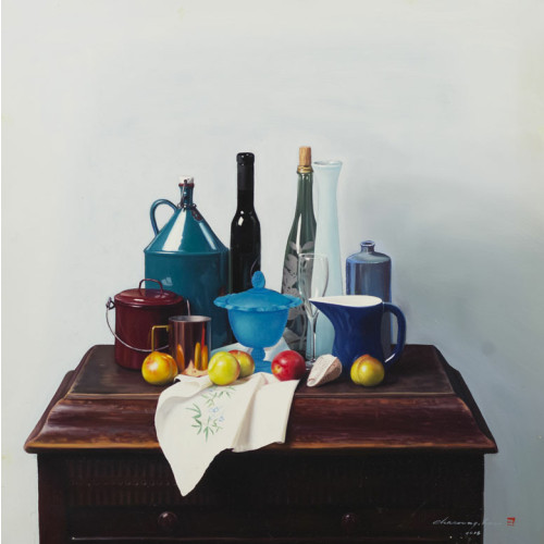 축음기위의정물